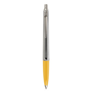 BALLOGRAF® Kugelschreiber Epoca Chrome gelb, Schreibfarbe: blau, 1 St.