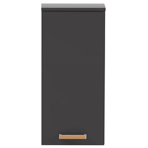 MÖBELPARTNER Badschrank Duo 146533 anthrazit 32,7 x 16,3 x 72,3 cm