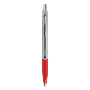BALLOGRAF® Kugelschreiber Epoca Chrome rot, Schreibfarbe: blau, 1 St.