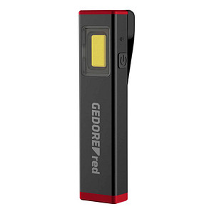 GEDOREred R95700089 LED Handleuchte schwarz 8,9 cm, 600 mAh, 1 St.