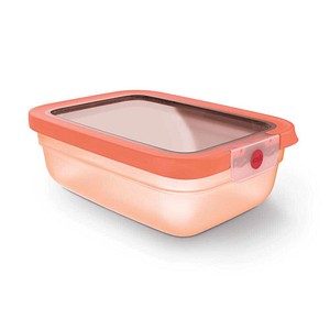 emsa Frischhaltedose ONECLICK 7,3 cm hoch orange 1,2 l, 1 St.