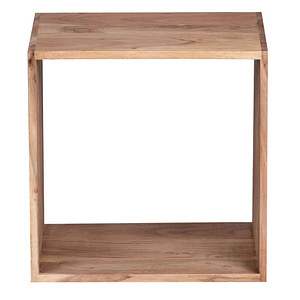 WOHNLING Beistellregal akazie 43,0 x 33,0 x 43,0 cm, 1 St.