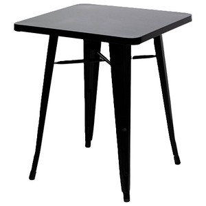 meet powered by PAPERFLOW URBAN Beistelltisch quadratisch Stahl schwarz 60,0 x 60,0 x 73,0 cm, 1 St.