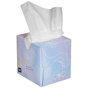 Tempo Taschentücherbox Original 4-lagig weiß, 60 Tücher