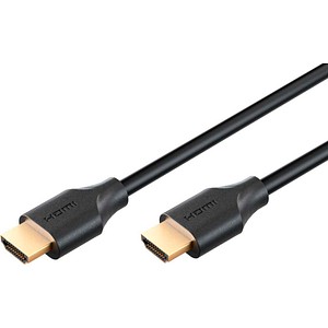 goobay Ultra High-Speed HDMI-Kabel mit Ethernet 1,5 m schwarz, 1 St.