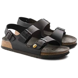 BIRKENSTOCK® unisex EN 61340 Arbeitssandalen MILANO ESD schwarz Größe 45, 1 Paar