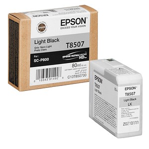 EPSON T8507  Light Schwarz Druckerpatrone