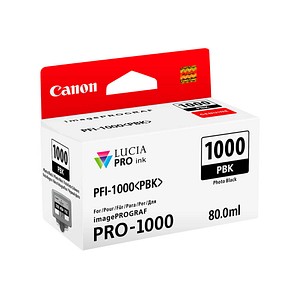 Canon PFI-1000 PBK Foto schwarz Tintenpatrone Canon PFI-1000 PBK Foto schwarz Tintenpatrone