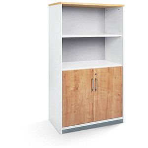 rocada Regalschrank, 1057AW08 weiß, eiche 90,0 x 45,0 x 156,0 cm, 1 St.