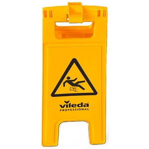 vileda® PROFESSIONAL Warnaufsteller "Achtung Rutschgefahr" dreieckig 27,5 x 56,5 cm, 1 St.