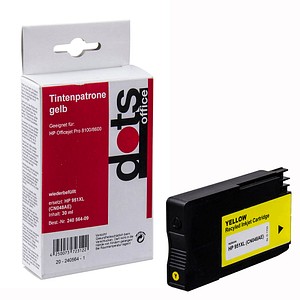 dots  gelb Druckerpatrone kompatibel zu HP 951XL (CN048AE)