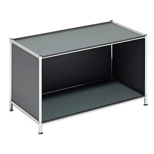 viasit Aktenregal System4 anthrazit 77,9 x 40,4 x 43,2 cm, 1 St.