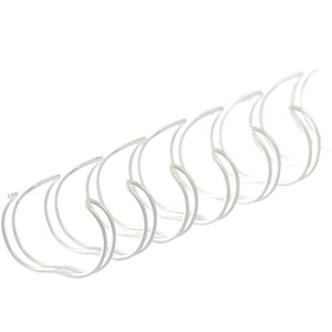 LMG Drahtbinderücken weiß für 220 Blatt, 50 St.