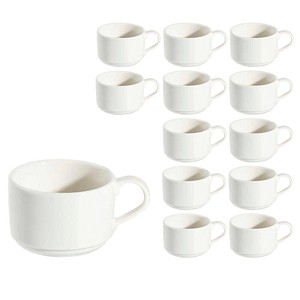 ID Fine Kaffeetassen Transparent Joker weiß 0,17 l, 12 St.