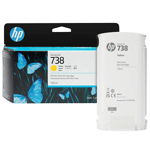 HP 738 (498N7A) gelb Druckerpatrone