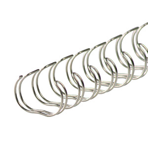 LMG Drahtbinderücken silber für 220 Blatt, 50 St.