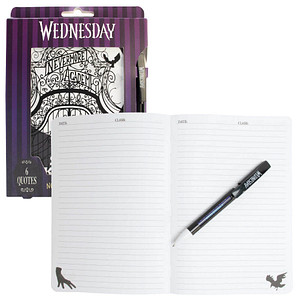 BlueSky Notizbuch Wednesday DIN A5 liniert, mehrfarbig Hardcover, 1 St.