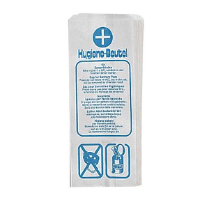 Hygienebeutel aus Recyclingpapier, 100 St.