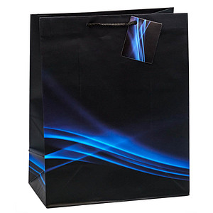 TSI Geschenktüten  Business Wave Motiv 26,0 x 32,0 cm, 12 St.