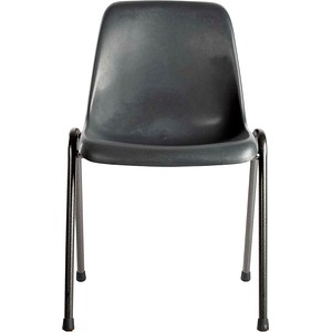 LÜLLMANN Stapelstuhl 230100 dunkelgrau Kunststoff, 1 St.