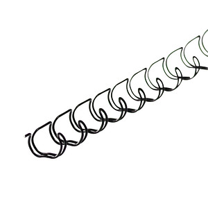 LMG Drahtbinderücken schwarz für 50 Blatt, 100 St.