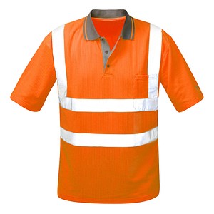 elysee® unisex Warnschutz Shirt CARLOS orange Größe L