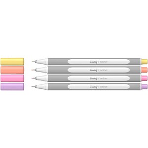 Teachly Pastell Summer Fineliner farbsortiert 0,4 mm, 4 St.