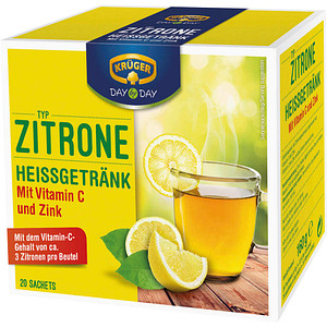 DAY by DAY Heißgetränk Zitrone Getränkepulver 20 Portionen