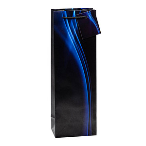 TSI Geschenktüten für Flaschen  Business Wave Motiv 12,0 x 36,0 cm, 12 St.
