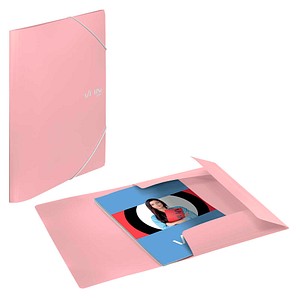 VON LEITZ Eckspanner DIN A4 pastellrosa, 1 St.