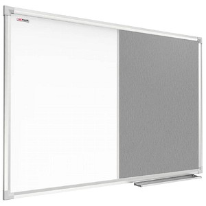 ALLboards Whiteboard-Pinnwand 90,0 x 60,0 cm Textil weiß