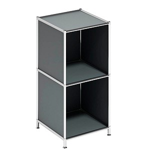 viasit Aktenregal System4 anthrazit 40,4 x 40,4 x 80,7 cm, 1 St.
