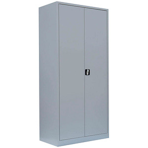 LÜLLMANN Stahlschrank 530350 lichtgrau 4 Fachböden 92,5 x 50,0 x 195,0 cm, aufgebaut, 1 St.