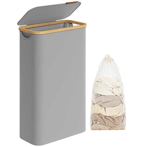 SONGMICS Wäschekorb grau, bis 10,0 kg, 1 St.