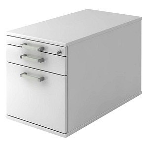 HAMMERBACHER Solid TC20 Rollcontainer weiß 3 Auszüge 42,8 x 80,0 x 51,2 cm