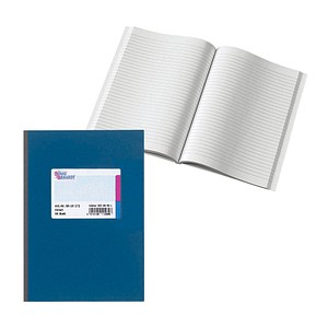 KÖNIG & EBHARDT Geschäftsbuch DIN A6 liniert, blau Softcover 192 Seiten