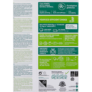 DISCOVERY Kopierpapier DISCOVERY DIN A4 75 g/qm 500 Blatt DISCOVERY Kopierpapier DISCOVERY DIN A4 75 g/qm 500 Blatt