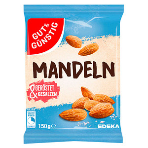 GUT&GÜNSTIG Mandeln geröstet & gesalzen  150,0 g, 1 St.