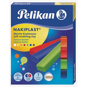 Pelikan Knete Nakiplast 196/7 farbsortiert, 125,0 g