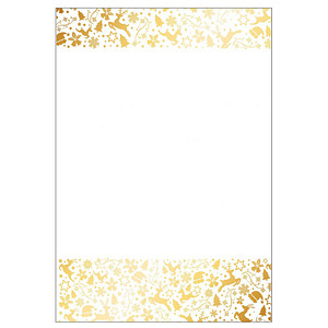 LUMA Motivpapier Goldregen Motiv DIN A4 100 g/qm 50 Blatt