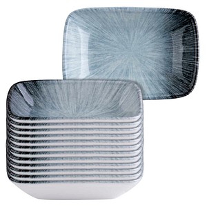ID Fine Schalen Vortex Quadro 15,0 x 10,0 cm weiß/blau, 12 St.