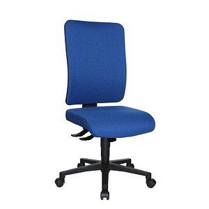 Topstar Bürostuhl Open X (P), OX4000 T26 Stoff blau, Gestell schwarz