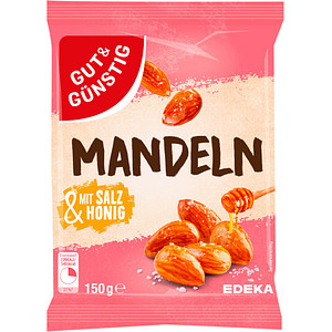 GUT&GÜNSTIG Mandeln salz & honig  150,0 g, 1 St.