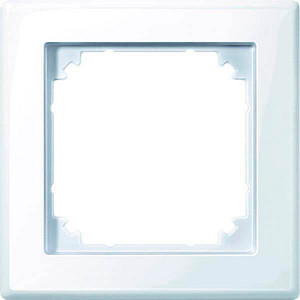 MERTEN  1-fach Steckdosenrahmen weiß 8,1 x 8,1 cm