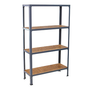 Simonrack Regal SIMONHOME CLICK MINI 8425437128882 grau, braun 80,0 x 30,0 x 160,0 cm