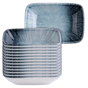 ID Fine Schalen Vortex Quadro 18,0 x 12,0 cm weiß/blau, 12 St.