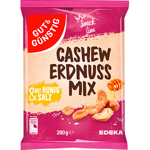 GUT&GÜNSTIG Cashew-Erdnuss-Mix Nüsse 200,0 g, 1 St.