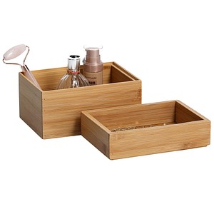 Zeller Aufbewahrungsboxen-Set braun, 1 Set