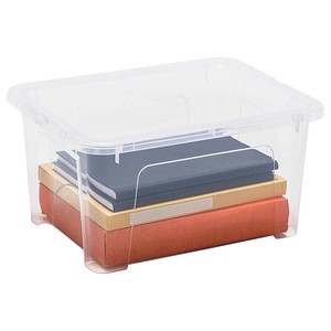 PAPERFLOW VIEW Aufbewahrungsbox 24,0 l transparent 44,0 x 34,0 x 22,5 cm, 1 St.