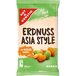 GUT&GÜNSTIG Erdnuss-Asia-Mix Erdnüsse 200,0 g, 1 St.
